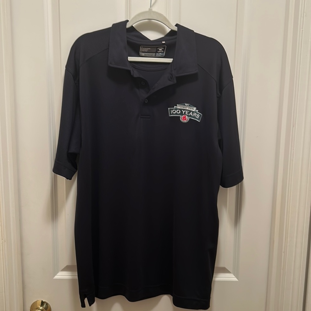 Men’s black 100 year Fenway polo